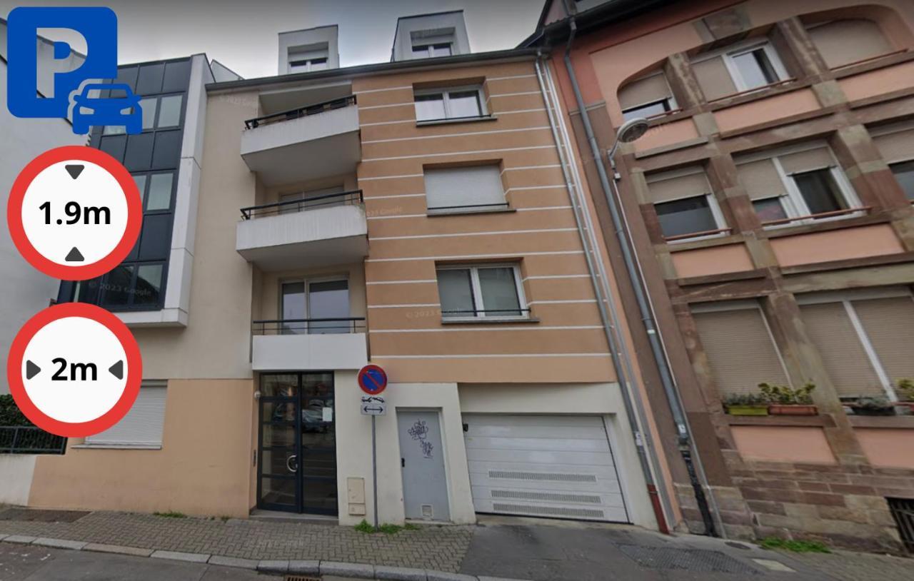 Hallesgare 1 Free Parking Strasbourg Luaran gambar